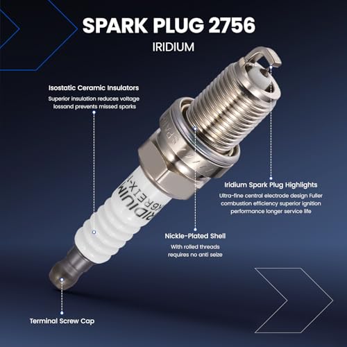 Image of 6-Pack UF204 Ignition Coils & 2756 Spark Plugs Kit Compatible with Toyota Avalon 1995, Camry 1994-1995 Compatible with Lexus ES300 1994-1995, V6 3.0L - Replaces 1788261 5C1192 5C1292 9091902214