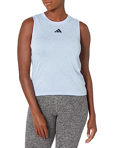 Haut de tennis femme Adidas bleu ciel vêtement sport taille XXL