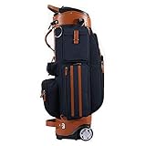 Golf Club Bags Golf Club Reisetasche Hülle mit Rädern Wasserdicht Leichte Golf Stand Tasche Kurs Cart Tasche Golfbag (Color : Navy, Size : 40x20x125cm)