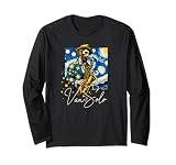 Este diseño de saxofón Van Gogh es perfecto para los amantes de la música y el arte Ideal para diversión de verano, día del padre, día de la madre, cumpleaños, Navidad, San Valentín o cualquier ocasión especial. Una idea destacada que celebra la creatividad y añade felicidad y diversión.