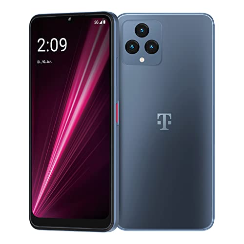 Telekom T Phone 16,6 cm (6.52") Android 12 5G USB Type-C 4 Go 64 Go 4500 mAh Bleu Cover
