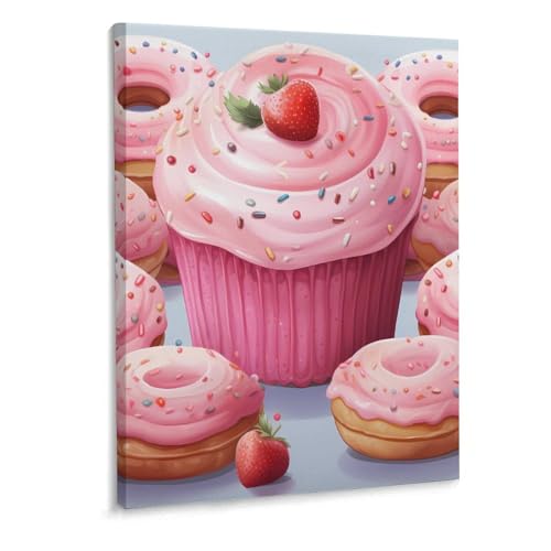 Toile murale moderne pâtisserie pastel pour illuminer votre décoration de cuisine