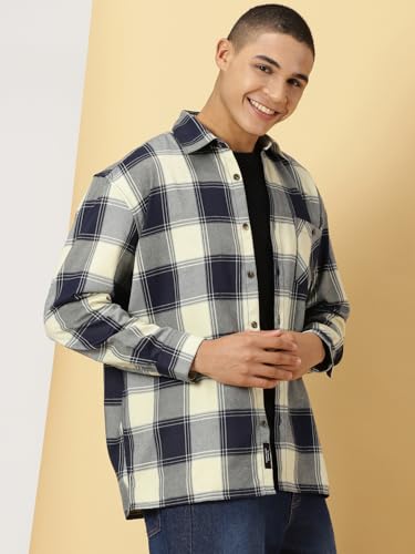Image of Thomas Scott Men's Classic Tartan Checkered Shacket