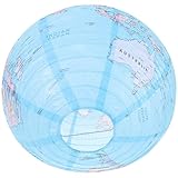 Lanterne suspendue décorative en forme de terre : grâce à sa conception pliable, cette lanterne est facile à installer et se replie facilement pour le rangement