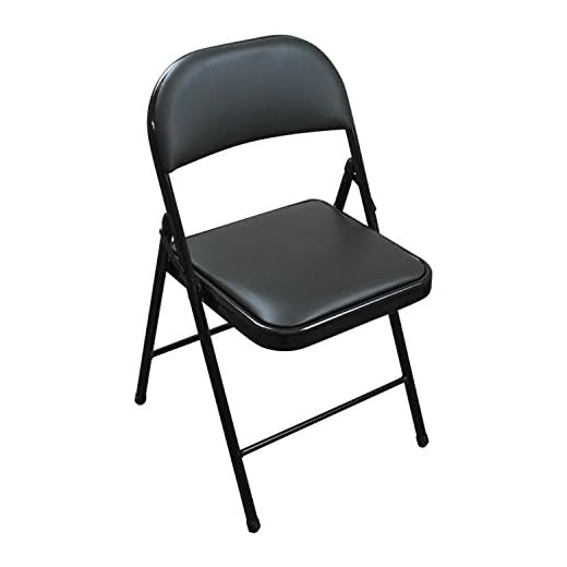 Folding Faux Leather Chair - Strong Steel Event Hall Seating or Temporary Seat for Guests and Desks (1) 28 Folding Faux Leather Chair - Strong Steel Event Hall Seating or Temporary Seat for Guests and Desks (1)