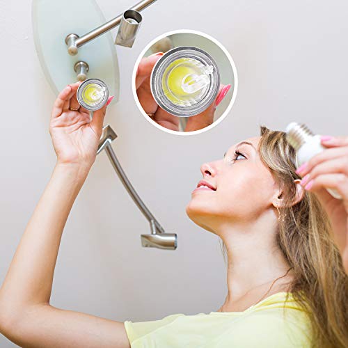 Ourtroness Light Bulb Changer Suction Cup Light Bulb Removal Tool 2 Size Bulb Remover MR16 GU10 Lamp Changer Head for Halogen Mini Track Lights and Range Hood(6PCS) by Ourtroness - Image 3