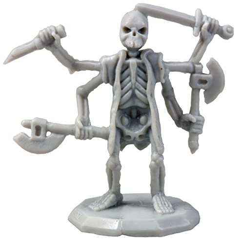 56 Unpainted Fantasy Mini Figures- All Unique Designs- 1" Hex-Sized Compatible With Dnd Dungeons And Dragons & Pathfinder And Rpg Tabletop Games- Features Goblins, Orcs, Gnolls, Skeletons & More #TOP6