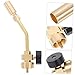 HAKIDZEL Brass Propane Torch Head Welding Accessory with Flame Gas Control Household Heating Tool Compatible with Mapp and Propane Gas for Soldering Brazing and Thawing