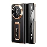 COQUE Étui Rabat Intelligent en Cuir véritable pour Huawei Mate X6 avec Bracelet de Poignet Rotatif et Support Multi-Angle pour Huawei Mate X6-Noir COQUE Étui Rabat Intelligent en Cuir véritable pour Huawei Mate X6 avec Bracelet de Poignet Rotatif et Support Multi-Angle pour Huawei Mate X6-Noir