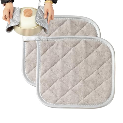 Pot Holders,2枚組 大型トライベット 耐熱コースター ホットパッド | ファームハウススタイル 鍋敷き マットタオル アクセサリー セット,家族のキッチン農家風家屋オーブン家庭用屋内アパート向け