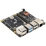Geekworm X1500 CM5 IO Carrier Board for Raspberry Pi Compute Module 5 Support Dual M.2 NVMe SSD|1GbE Ethernet Port