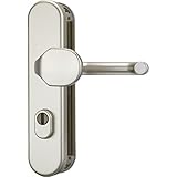 Griffplatte außen, Drücker (Klinke) innen