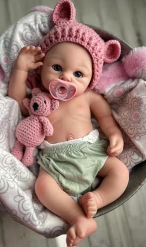 Muñeca Reborn de Silicona Realista 48cm 3.1kg miniatura 2
