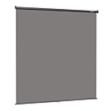 RAUBAY Retractable Pull Down Grey Screen Backdrop - 78.7