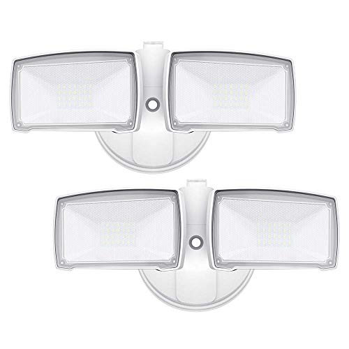 LEPOWER 2 Pack 28W Dusk to Dawn Light LED Security Light Outdoor, 3000LM