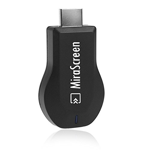 Mirascreen DLNA Airplay Miracast WiFi Display Dongle Receiver, HDMI 1080P TV Stick for Streaming Video, Web Surfing, Photo Viewer, Live Camera Sharing
