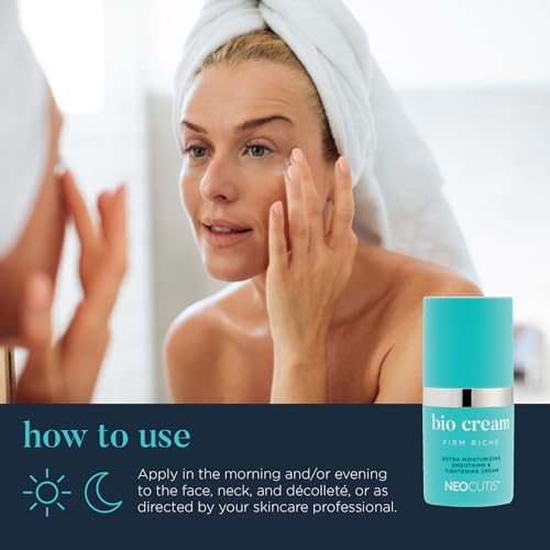 Image of NEOCUTIS Bio Cream Firm Riche - Extra Moisturizing Smoothing & Tightening Cream - Anti-Aging Face Cream for Day & Night - For Uneven Skin Tone, Texture, Wrinkles, & Sagginess - 15 ml (0.50 fl. oz.)