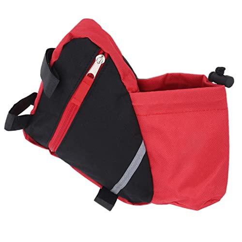 Vbestlife Bolsa de quadro de bicicleta de nylon triangular bolsa de armazenamento de bicicleta com b
