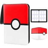 9-Pocket Trading Card Binder Holds 900 Cards - Includes 50 Removable Sleeves, Portable Zippered Card Album, Protective Game Card Storage Case for Collectors (9 pockets 900)