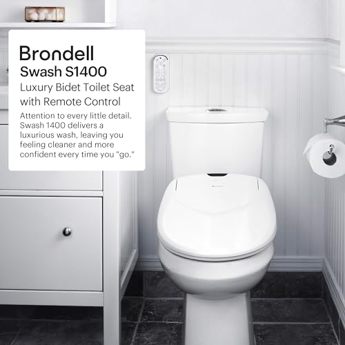 Brondell S1400-RW Swash 1400 Luxury Bidet Toilet Seat In Elongated White thumb #1