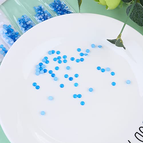 LALAFINA 1 caixa 850 peças Cristal Art Glow Style Decorações Decoração Strass Fluorescente Luminoso