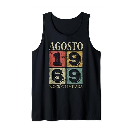 Agosto 1969 Cumpleaños nacen en Agosto De 1969 Regalo Camiseta sin Mangas
