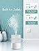 Homasy Cool Mist Humidifier Diffuser, 2.5L Essential Oil Diffuser, Top Fill Humidifier for Bedroom, Home and Office, Baby Humidifier with Adjustable Mist Output, Sleep Mode, Auto Shut Off