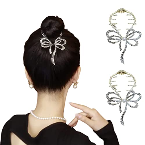 MQSHUHENMY ���O�W���A���[ �v���~�A�� �t�B�[�����O �S�[���h �w�A�N���b�v - 2 �L���L�� �N���X�^�� �X�g�[�� �ґg �|�j�[�e�[�� �w�A�s�� ���{���t��