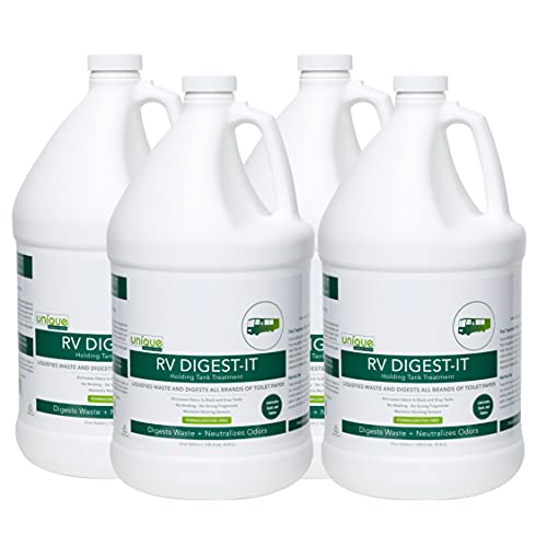 image for Unique RV Digest-It Holding Tank Treatment - Liquid Toilet Treatment (