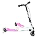 HOMCOM Patinete Scooter de 3 Ruedas Plegable Scooter de Oscilación Reductor para...