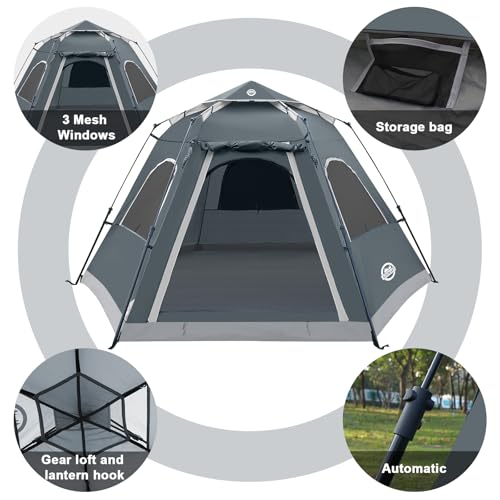 ADSMART 5 Person Instant Tent