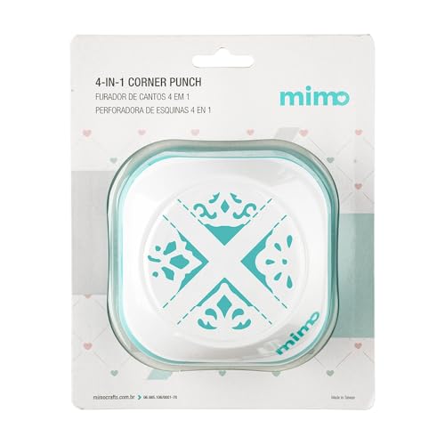 Mimo Furador de Cantos 4 em 1 - Arabescos - Versátil e Com Design Confortável Para o Manuseio - Poss