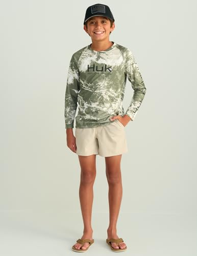 HUK Unisex-Child Pursuit 6", Quick-Dry Fishing Shorts for Kids3