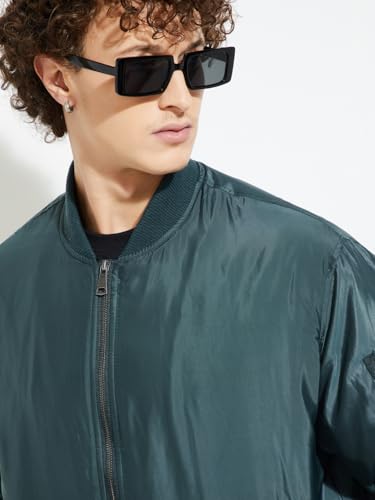 Image of Max Men's Polyester Standard Length URB N MA1 Bomber Jacket