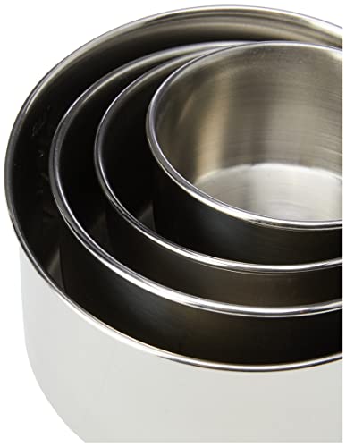 Stainless Steel Measuring Cups Set of 4 - Dexam Faringdon - Image 4
