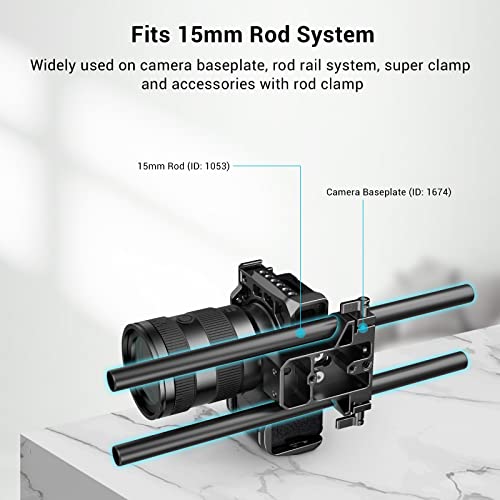 Image of SmallRig 12 Inches (30 cm) Aluminum Alloy 15mm Rod with M12 Female Thread