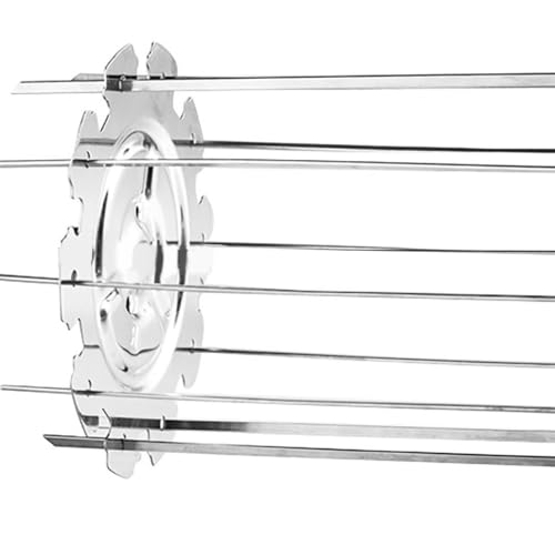 MOPFOL Rotisserie Skewer Cage with 10 Baking Sticks - 360° Rotating Grill Basket for Electric Ovens, Outdoor Grilling, Camping & BBQ (14cm/5.51in Diameter)‌ by MOPFOL - Image 5