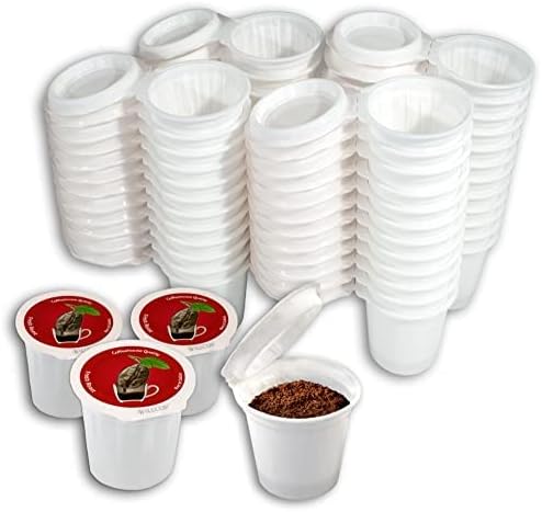 iFillCupRefillable K Cups - Hold 50% More Coffee for Richer Larger Brew, Universal K Cup Brewer Compatibility, Gold Medal Champion Sponsor, Reusable up to 5 Times | 42 Pack Red