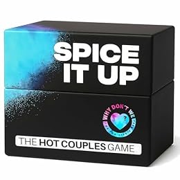 Why Don't We - Spice IT UP - Super Fun Couples Games for Date Nights: 150 Cards with Conversations, Spicy Dares & More - Best Date Night Games for Couples - Romantic Adult Couple Game