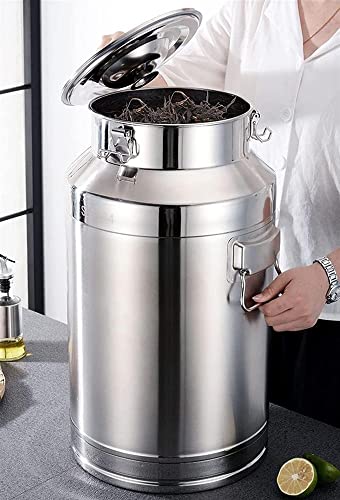Boîte à thé avec couvercle hermétique en acier inoxydable 201