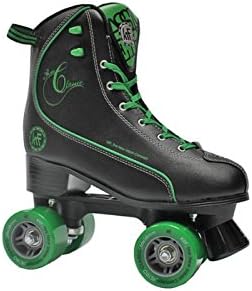 KRF Retro Line Quad Skate - Black Green