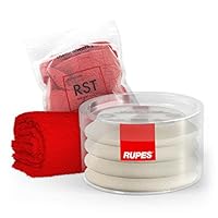 150mm Polierpad Klett 6x Rupes BigFoot Polierpads Für 150mm Stützteller – D-A Härte-Mix (coarse, Fine, Ultrafine) Polierschwamm 150mm