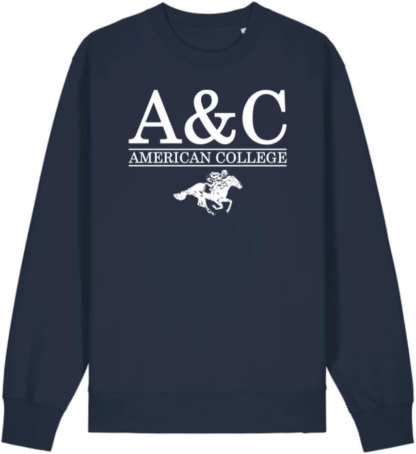 AMERICAN COLLEGE USA Unisex Set of 2 Pieces, Sweat Shirt and Trousers, Men, Women Set of 2 Sweat Shirt and Trousers Men Women (Pack of 2)