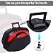 Baúl Moto Universal 48L + Llaves y Accesorios Equipaje Caja de Moto...