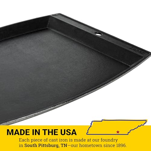 Image of Lodge LSCP3 11-5 /8 inch Cast Iron Chef's Sizzlin Platter