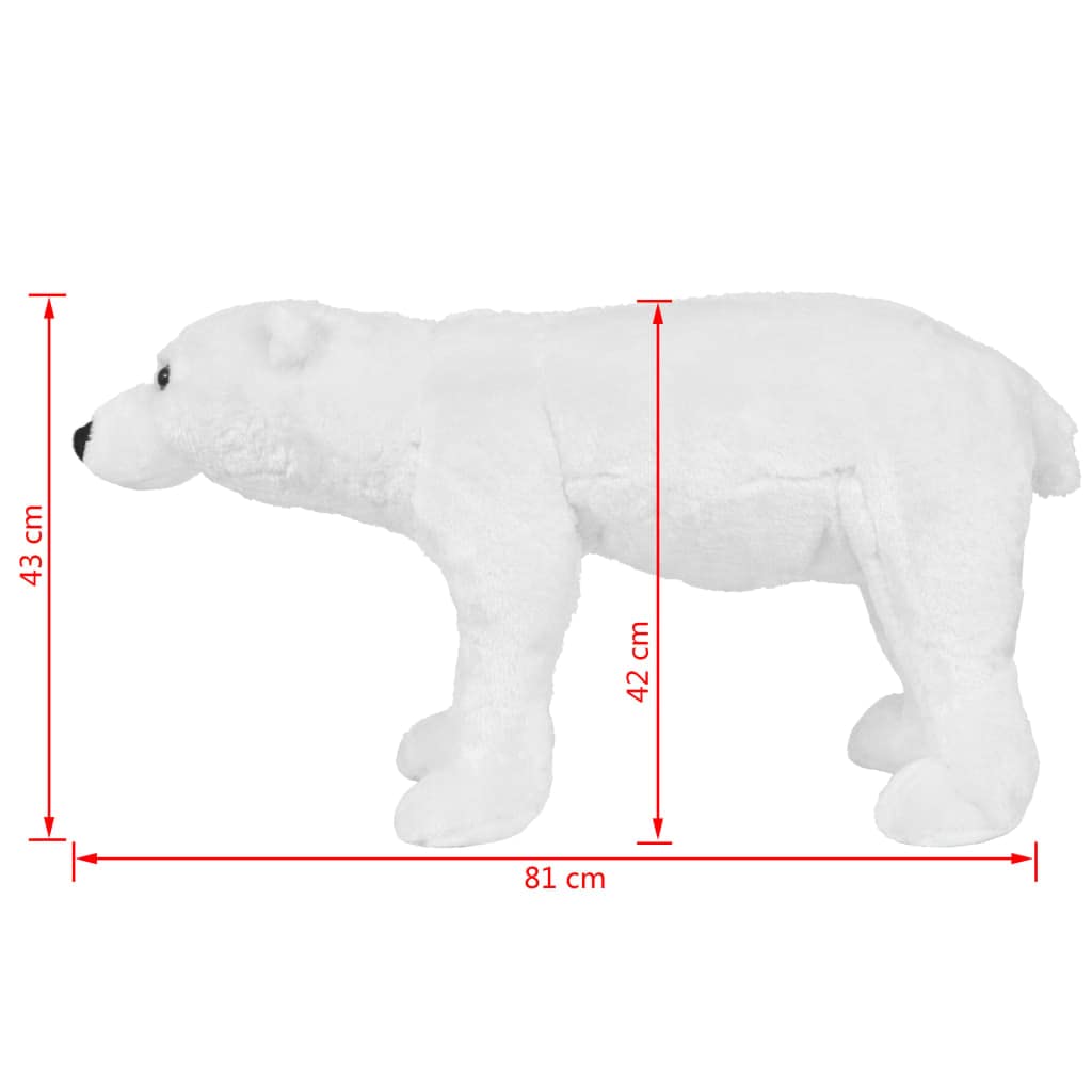 SKM Plüschtier Eisbär Stehend Plüsch Weiß XXL,Spielzeuge & Spiele,Spielzeuge,Puppen, Spielsets & Spielzeugfiguren,Stofftiere,Weiß,3.38KG,91337