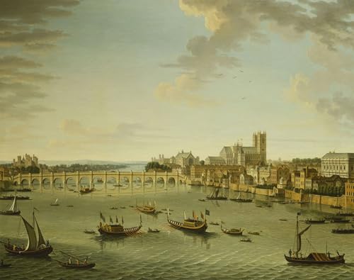 Tableaux Graffiti Art de Somerset House par Antonio Joli Impression Moderne 60x90cm