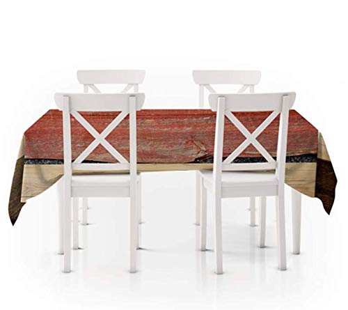 Nappe en coton lin 140x180 protégeant votre table à café des rayures de salon - 3