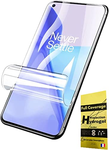 WardSan [2 Pièces Pour ONEPLUS 7 PRO 5G - 6.67" - Films de Protection d'écran Hydrogel 3D avec support téléphone doigt pour Selfie | Anti-choc | Compatible coques TPU | Film Protecteur TPU souple