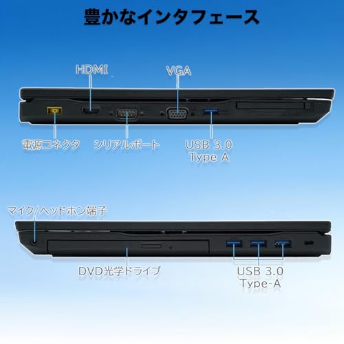 undefined 【NEC 中古ノートPC】 VersaPro Vrl23 インテル Core i3 7020U / 15.6インチHD /メモリ8GB/Windows 11 Pro/MS Office 2019搭載 /DVD内蔵/Wi-Fi&Bluetooth/HDMI&USB3.0&10キー/ 在宅勤務・ビジネス・学習向け/外付けカメラ、マウス、イヤホン無料サービス(ssd256) の商品画像 3